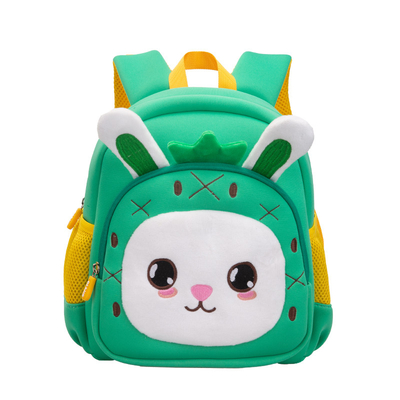 Schoolbag impermeável das crianças do jardim de infância da criança do FCS 3D da trouxa das crianças do coelho