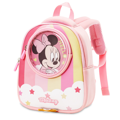 Mochila perdido das crianças do jardim de infância de Minnie Mickey Waterproof Kids Backpack Disney o anti