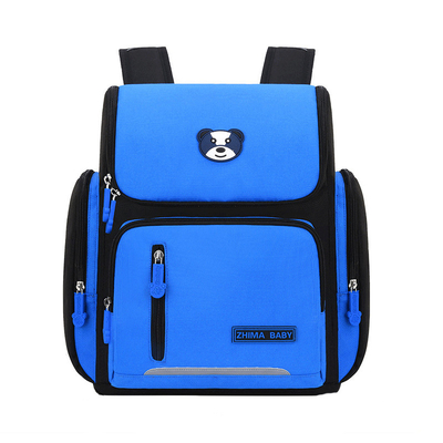 Crianças de couro preliminares Mochila ortopédico 42*32*20cm das meninas dos meninos das trouxas da escola
