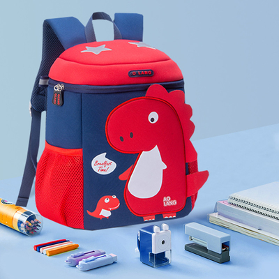 Trouxa bonito dos desenhos animados de Mochila do jardim de infância do dinossauro da criança 3D para meninas dos meninos