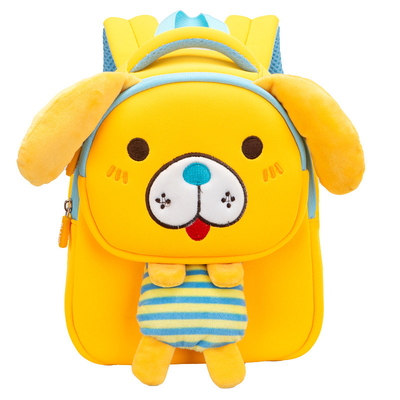 Presente bonito das crianças do saco da criança do cão do neopreno do luxuoso da trouxa do luxuoso das crianças dos desenhos animados