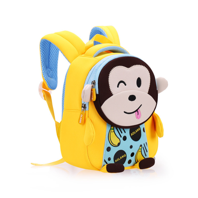 os astronautas das meninas de 3D Rocket Waterproof Kids Backpack Cartoon educam anti dos sacos perdidos