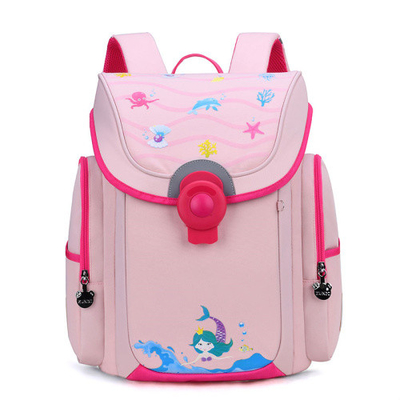 A escola impermeável de Backpack Cartoon Kids do estudante dos multi bolsos ensaca 1000g