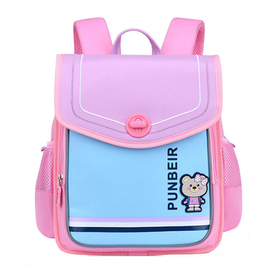 Sacos de escola impermeáveis das trouxas de couro verticais da escola para a certificação de FDA BSCI das meninas