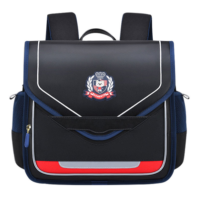 Sacos de escola ortopédicos das trouxas de couro impermeáveis da escola para os meninos 1000g