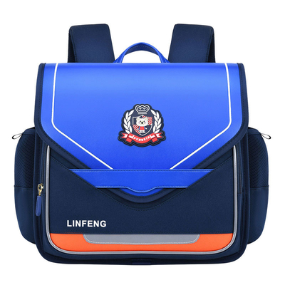 Sacos de escola ortopédicos das trouxas de couro impermeáveis da escola para os meninos 1000g