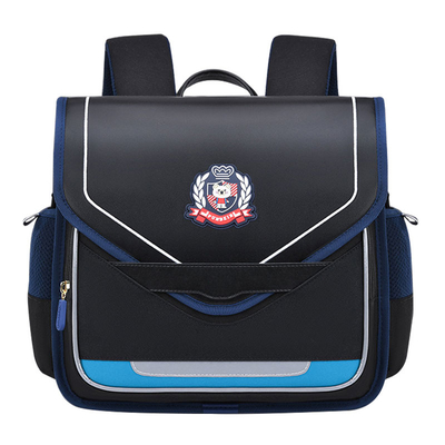 Sacos de escola ortopédicos das trouxas de couro impermeáveis da escola para os meninos 1000g