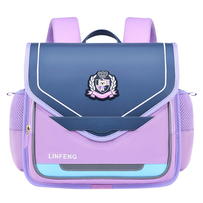 Sacos de escola ortopédicos das trouxas de couro impermeáveis da escola para os meninos 1000g