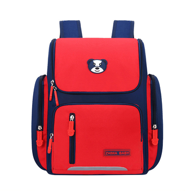 Crianças de couro preliminares Mochila ortopédico 42*32*20cm das meninas dos meninos das trouxas da escola