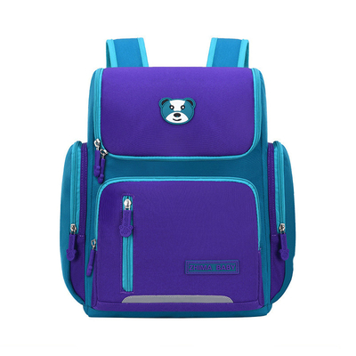 Crianças de couro preliminares Mochila ortopédico 42*32*20cm das meninas dos meninos das trouxas da escola