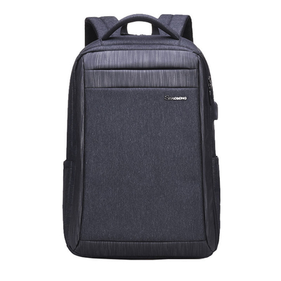 Trouxas da faculdade dos homens do portátil roubo Daypacks de USB de 15,6 polegadas anti