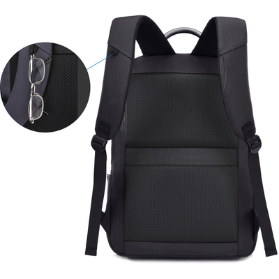 Trouxa causal USB do portátil do negócio que carrega o saco impermeável do curso de Oxford