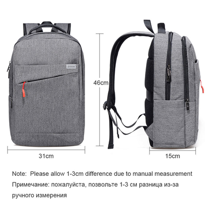 Trouxa ocasional da lona do vintage Multifunction de 15,6 mulheres dos homens da trouxa do portátil da polegada