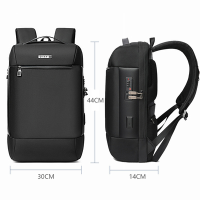 Capacidade 15.6inch de nylon de Business Laptop Backpack do anti ladrão grande