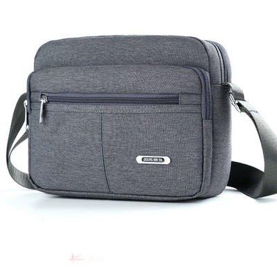 Mensageiro ocasional Bag Solid Buckle MultiPocket do ombro da lona