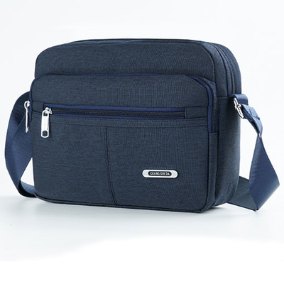 Mensageiro ocasional Bag Solid Buckle MultiPocket do ombro da lona