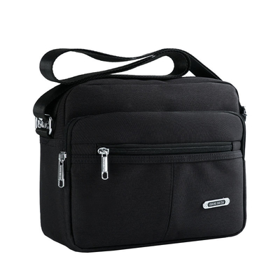 Mensageiro ocasional Bag Solid Buckle MultiPocket do ombro da lona