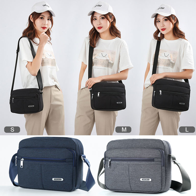 Mensageiro ocasional Bag Solid Buckle MultiPocket do ombro da lona