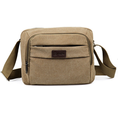 Mala a tiracolo contínua de Bag Casual Portable do mensageiro da lona do vintage da curvatura
