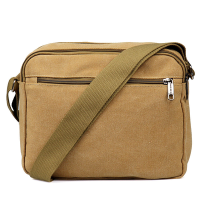 Mala a tiracolo contínua de Bag Casual Portable do mensageiro da lona do vintage da curvatura