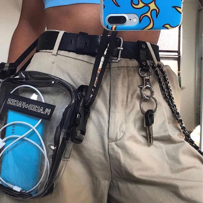As caras dos lugares formam a PVC do espaço livre do ODM de Fanny Pack o saco lateral