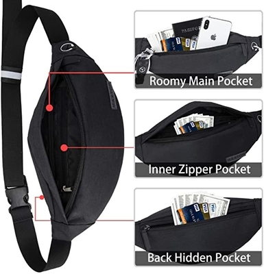 OEM Fanny Pack For Men Women de corrida impermeável Bum Bag unisex ajustável