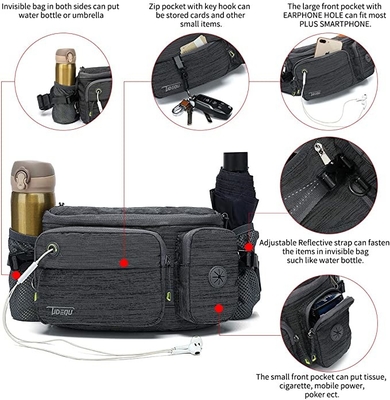 Saco da cintura de Bum Dog Walking Bag Running para caminhar o ciclismo