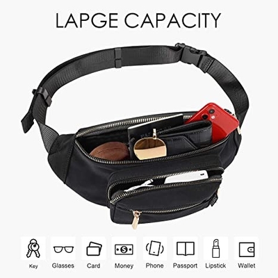 Os homens das mulheres formam Fanny Pack/saco impermeável da cintura para a caminhada de passeio de corrida do curso