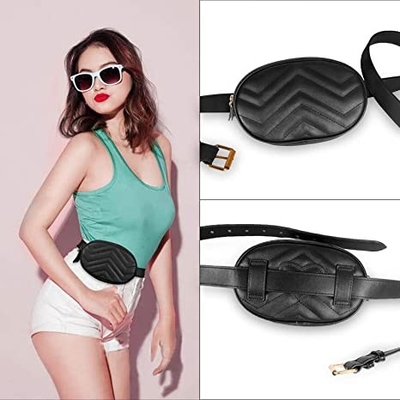 Transversal - saco impermeável de couro da correia do plutônio de Fanny Pack da forma do corpo
