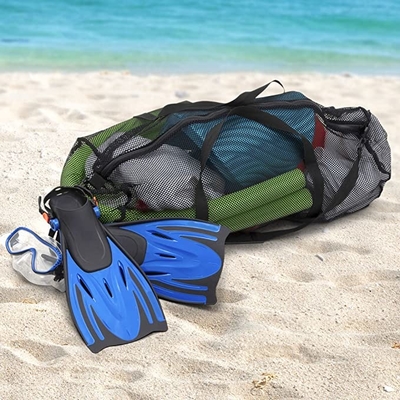 Saco desproporcionado do Gym de Mesh Sports Duffle Bag Multipurpose com o zíper ajustável