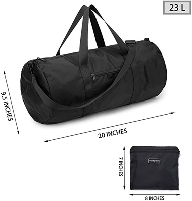 28 polegadas de saco dobrável do Gym dos sacos de Duffle dos esportes para o peso leve das mulheres dos homens