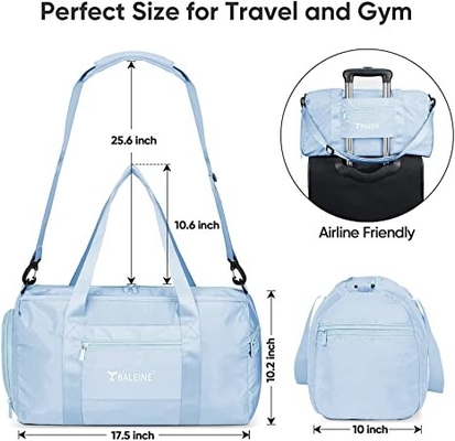 Gym impermeável dos sacos de Duffle dos esportes para os homens das mulheres pequenos