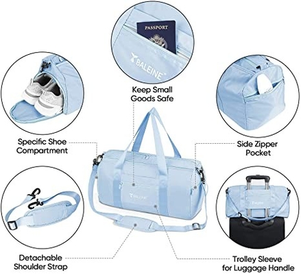 Gym impermeável dos sacos de Duffle dos esportes para os homens das mulheres pequenos