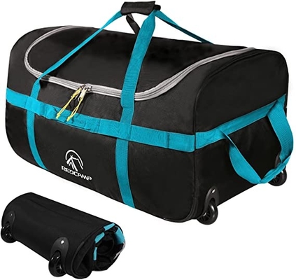 Saco de Duffle dobrável com rodas 85l 120l 140l 1680d Oxford dobrável