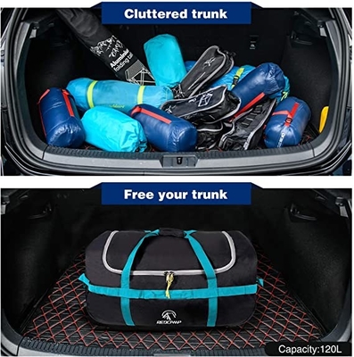 Saco de Duffle dobrável com rodas 85l 120l 140l 1680d Oxford dobrável