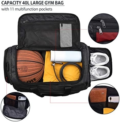 Grandes sacos nadadores impermeáveis do Duffle com o saco durante a noite do Weekender do compartimento das sapatas