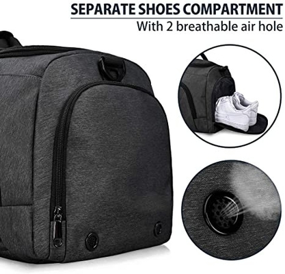 Grandes sacos nadadores impermeáveis do Duffle com o saco durante a noite do Weekender do compartimento das sapatas