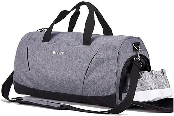 O Gym do poliéster de Oxford ostenta sacos de Duffle com bolso molhado