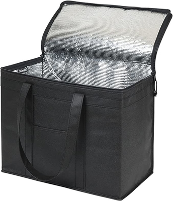 Saco lavável isolado dobrável de Coller dos suportes do zíper resistente dos mantimentos dos sacos de compras