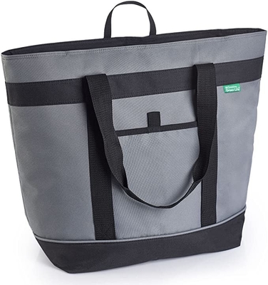 O delicado térmico de Gray Insulated Cooler Bag HD tomou partido refrigerador isolado