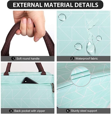 Oxford isolou Tote Bag Resuable Shopping Bag impermeável para homens das mulheres