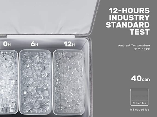 O refrigerador isolado dobrável Leakproof ensaca a lancheira para o assado de acampamento do piquenique