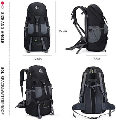 à prova de água 50l de pouco peso que caminha a trouxa para a visita de acampamento de escalada