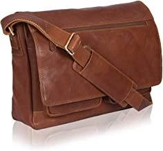 o mensageiro de couro Bag Canvas Cowhide 400g das mulheres do portátil 14inch