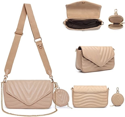 Saco à moda de Small Quilted Crossbody do desenhista para mulheres