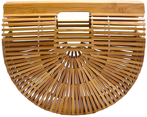 A bolsa de bambu Tote Bags acolchoado feito a mão das mulheres do OEM