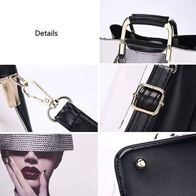 Senhoras luxuosas Tote Bags de couro do ombro da sacola da bolsa das mulheres superiores do punho