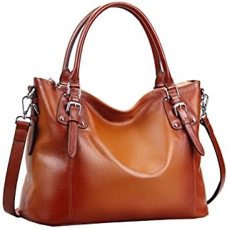 Cruz de couro genuína da bolsa das mulheres do ODM - punho superior Tote Bag da sacola do corpo