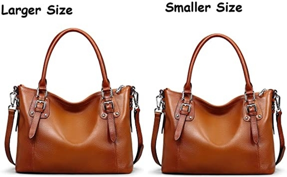 Cruz de couro genuína da bolsa das mulheres do ODM - punho superior Tote Bag da sacola do corpo
